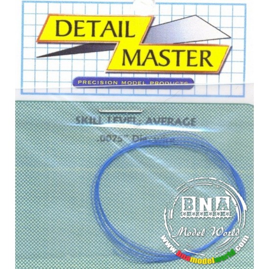 Detail Wire - Blue (Diameter: 0.0075"/0.19mm, 2 feet)