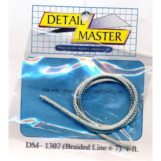 Braided Line #7 - 1 feet (Diameter: 0.100"/2.54mm)
