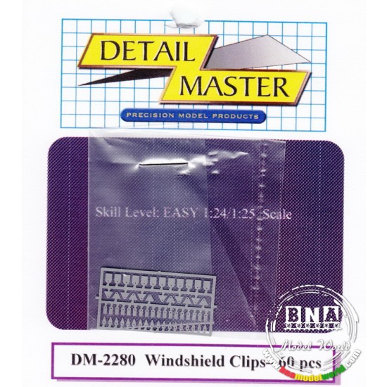 1/24 Windshield Clips