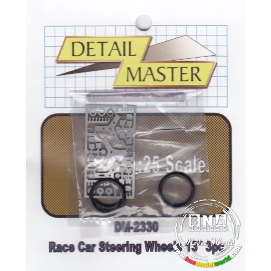1/24 Race Car Steering Wheel 13"