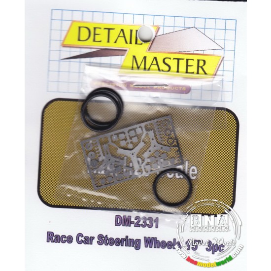 1/24 Race Car Steering Wheel 15"