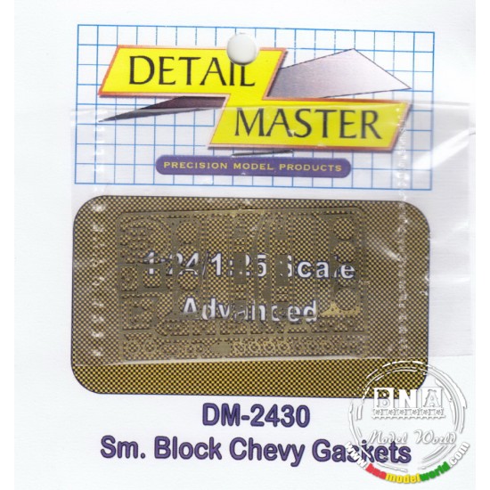 1/24 Brass Gaskets - Small Block Chevy