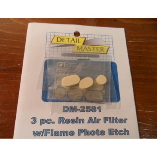 1/24 3pc Flamed Air Cleaner kit