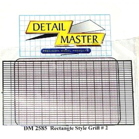 1/24 Front Grill Rectangle Style