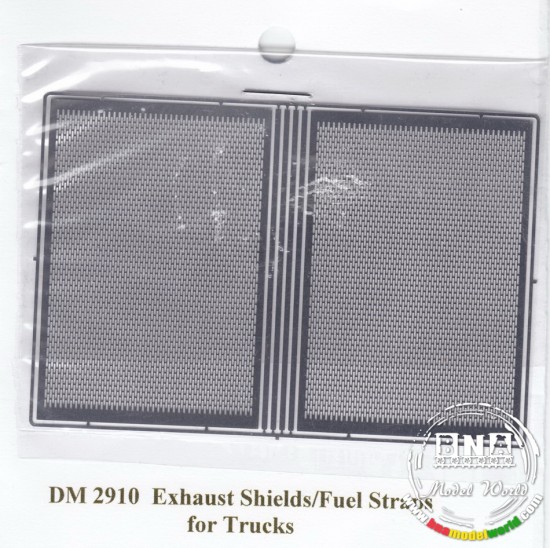 1/24 Exhaust Shields/Fuel Straps