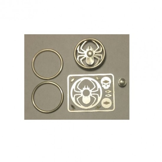 1/24, 1/25 Spider Skull Billet Steering Wheel kit