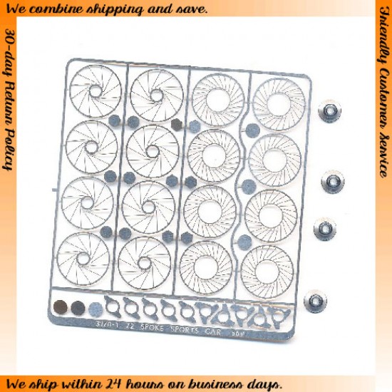 1/24 72 Spoke Italian Style Wheel Insert