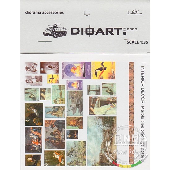 1/35 All Periods (Civilian)- Marble Tiles, Paintings and Posters