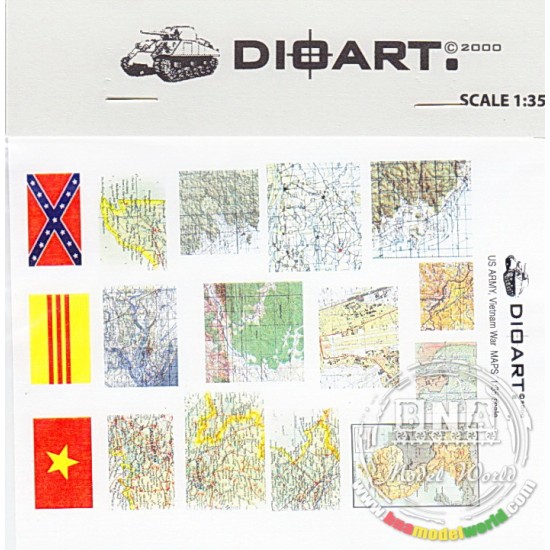 1/35 Modern US Army Vietnam War Maps