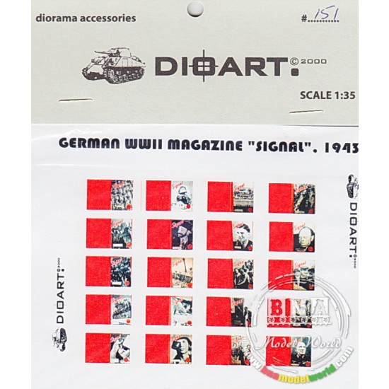 1/35 WWII German WWII "SIGNAL" Magazines,1943