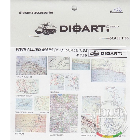 1/35 WWII Allied Maps (ETO) v.2