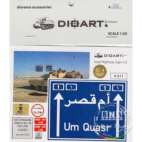 1/35 Modern Iraqi Highway Signage v.2, Um Quasr