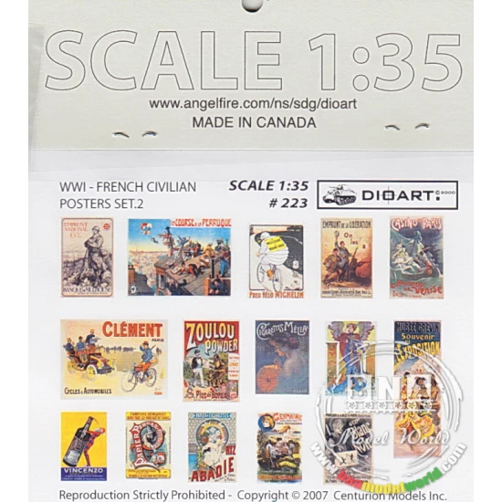 1/35 WWI- French Civilian Posters v.2