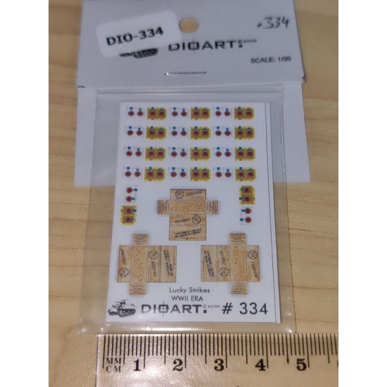 1/35 Modern Lucky Strike Cigarettes and Boxes (full colour, 2 sheets)