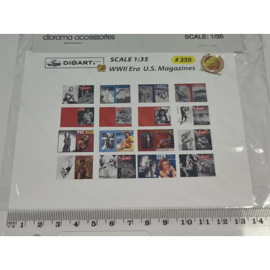 1/35 WWII US Magazines (full colour, 2 sheets, bond)