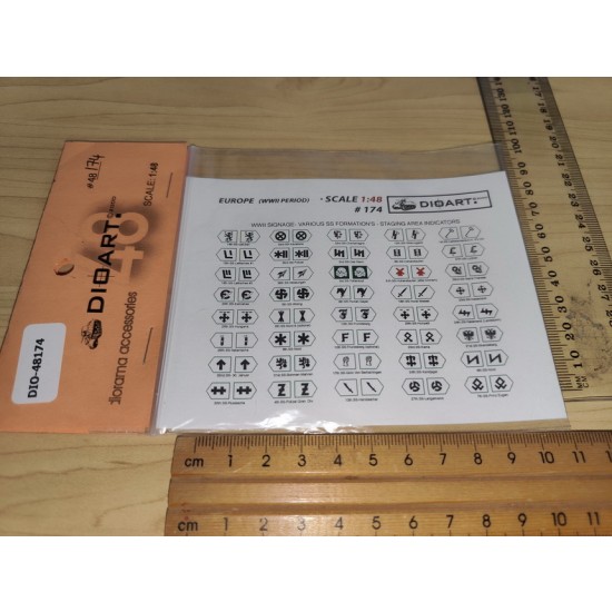 1/48 WWII Various WSS Staging Area Indicators (1 sheet, card)