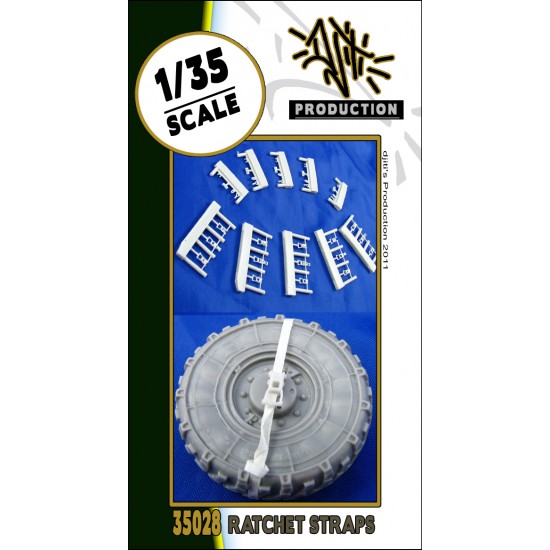 1/35 Modern Ratchet Straps (15 ratchet straps in three positions)