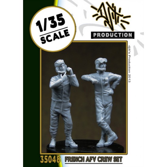 1/35 French AFV Tank Crew Set for Meng Models AMX-30 and AUF1 kit 
