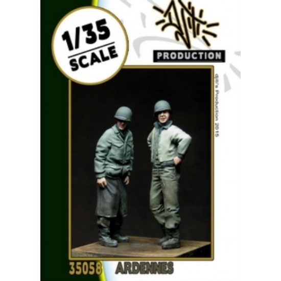 1/35 American Soldiers in Winter Suit, Ardennes 