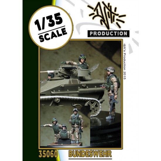 1/35 German Bundeswehr Tank Crew for Wiesel 1 / Wiesel 2 / Marder / Fennek