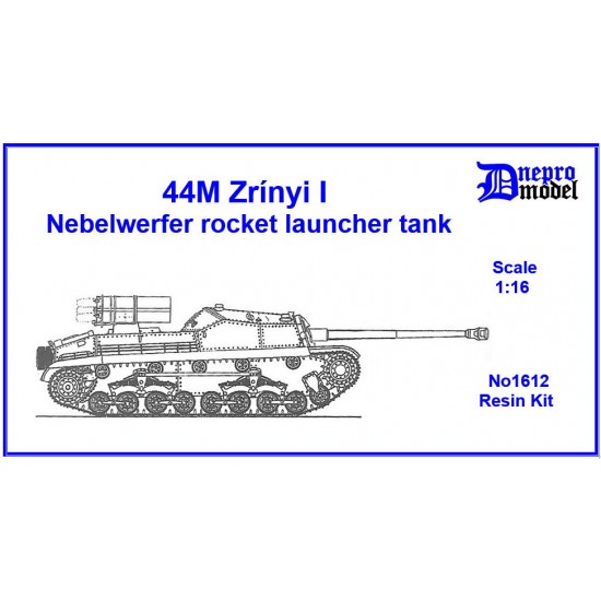 1/16 WWII 44M Zrinyi I Nebelwerfer Rocket Launcher Tank Resin Kit