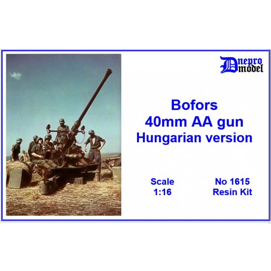 1/16 WWII Hungarian Bofors 40mm AA Gun Resin Kit