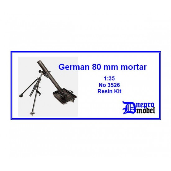 1/35 WWII German 80mm Mortar Resin Kit