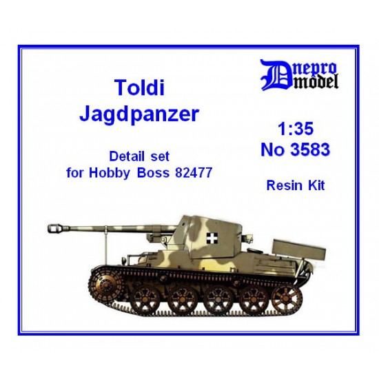1/35 Toldi Jagdpanzer Detail Set for Hobby Boss kit #82477