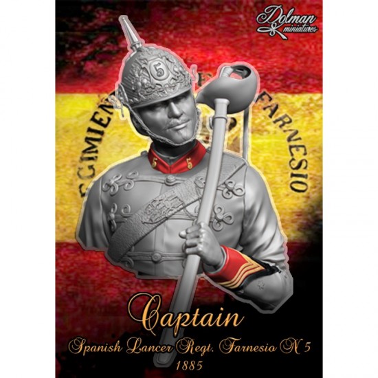 1/10 Captain Spanish Lancer Reg Farnesio 1885 Bust