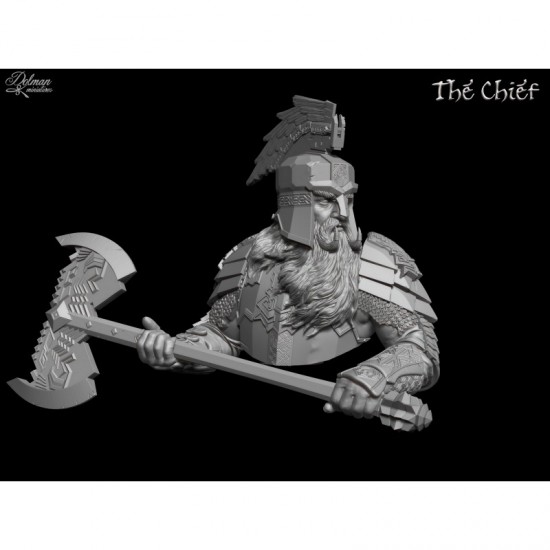 1/10 The Chief Bust with Helmet