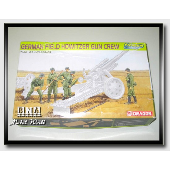 1/35 German Field Howitzer Gun Crew 