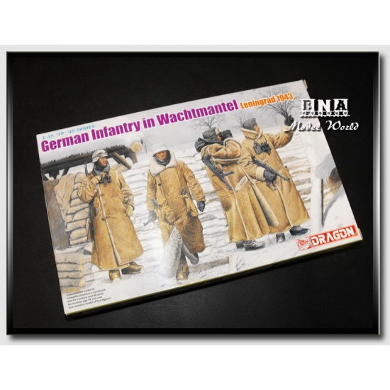 1/35 German Infantry in Wachtmantel, Leningrad 1943 (4 Figures)