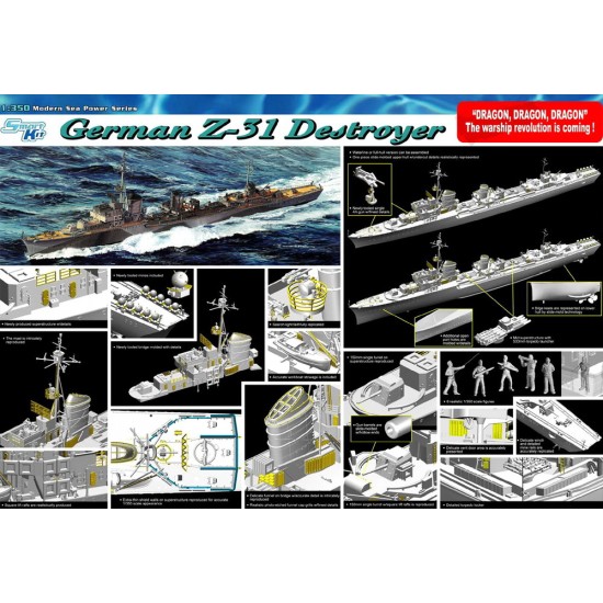 1/350 German Z-31 Destroyer
