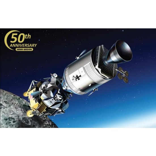 1/48 Apollo 11 "Lunar Approach" CSM "Columbia" & LM "Eagle"