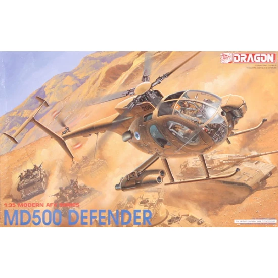 1/35 McDonnell Douglas MD 500 Defender Helicopter
