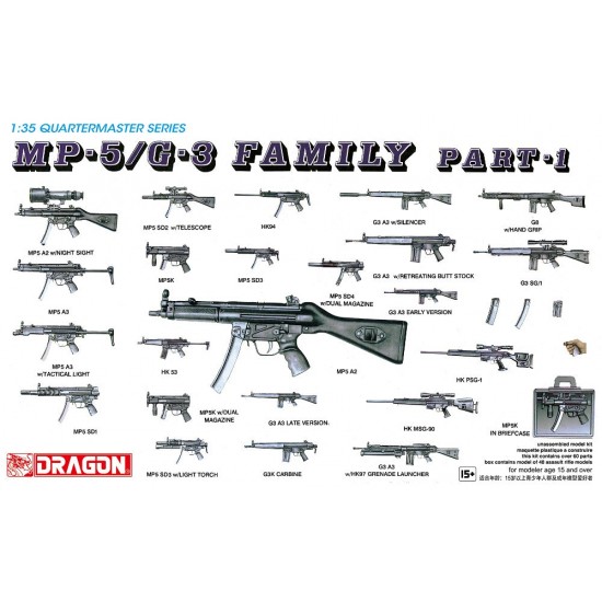 1/35 Modern MP-5/G-3 Family