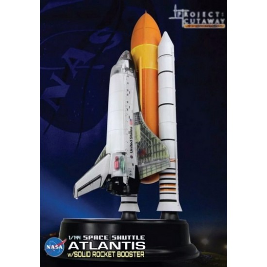 1/144 Space Shuttle Atlantis with Solid Rocket Booster