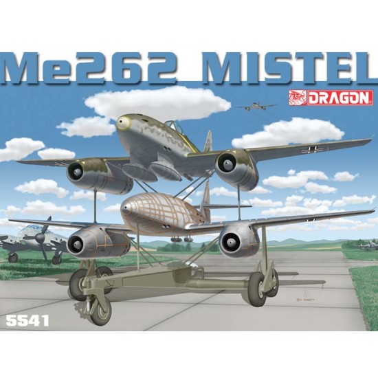 Mistral Model Kit Dragon Models 1/48 German Mistel Me262 | BNA Model World