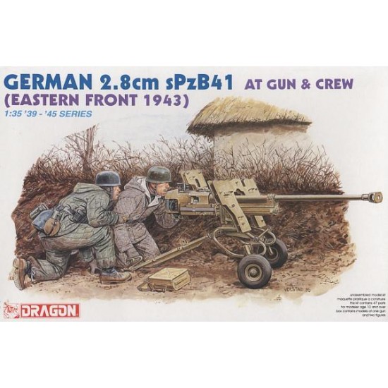 1/35 German 2.8cm sPzB41 AT Gun w/Crew (Eastern Front 1943)