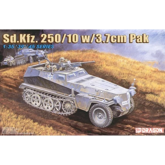 1/35 WWII German Sd.Kfz.250/10 w/3.7cm PAK