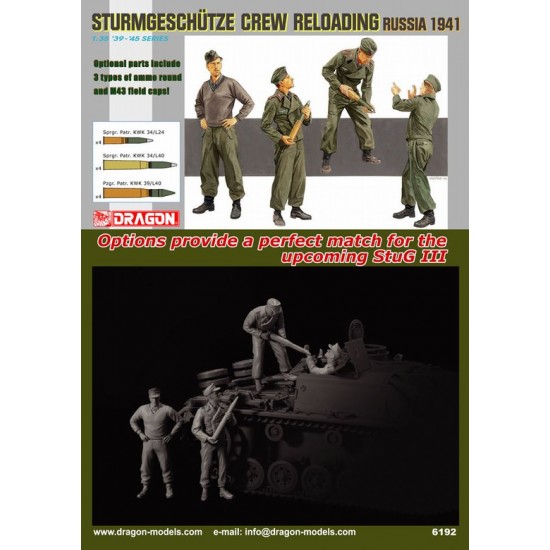 1/35 StuG Crew Reloading, Russia 1941