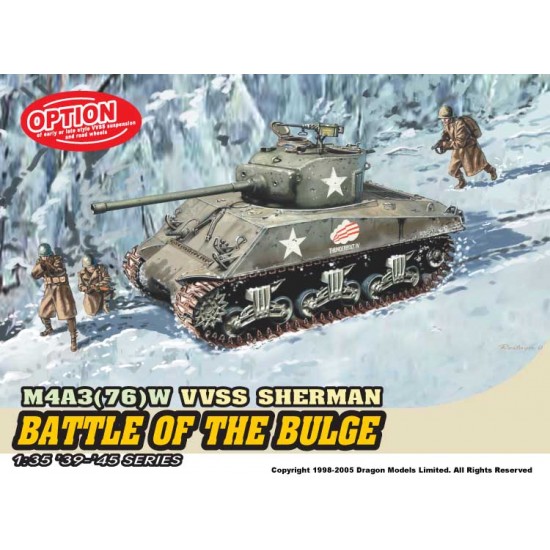 1/35 Sherman M4A3 76(w) Battle of the Bulge
