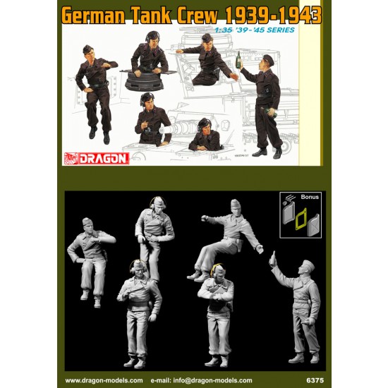 1/35 German Panzer IV Tank Crew