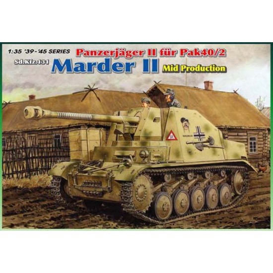 1/35 WWII Panzerjager II fur Pak40/2, SdKfz.131 Marder II (Mid Production)