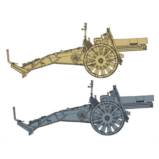 1/35 15cm s.IG.33 Horse-Drawn Infantry Gun