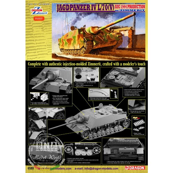1/35 Jagdpanzer IV L/70(V) w/Zimmerit Aug 1944 Production