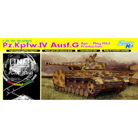 1/35 Panzer IV Ausg G, April-May 1943 Production Smart kit