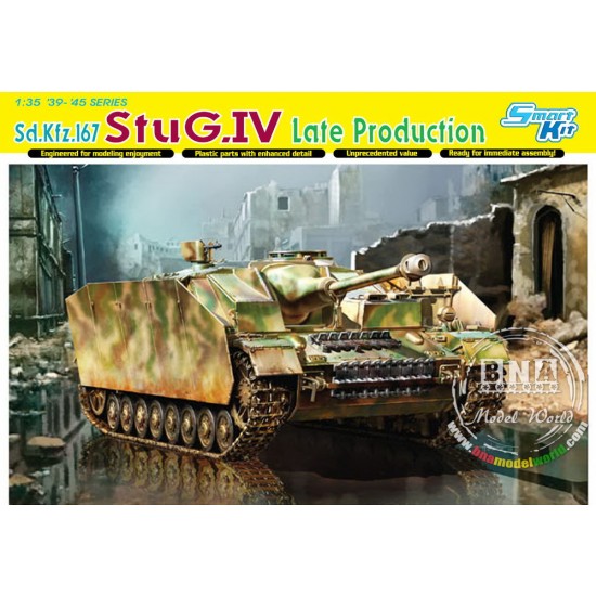 1/35 WWII German SdKfz.167 Sturmgeschutz StuG.IV Late Production [Smark kit]