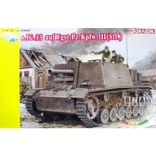 1/35 WWII s.I.G.33 auf Fgst.PzKpfw.III(Sfl.) 