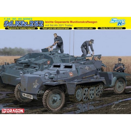 1/35 Sd.Kfz.252 leichte Gepanzerte Munitionskraftwagen mit Sd.Ah.32/1 Trailer